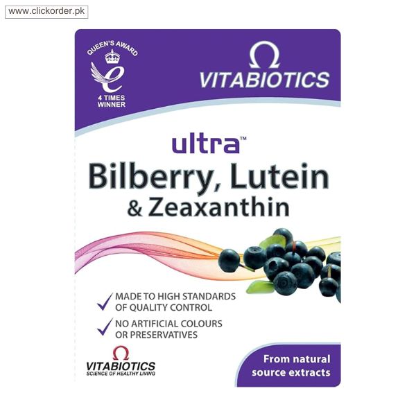 Vitabiotics Ultra Bilberry Lutein and Zeaxanthin