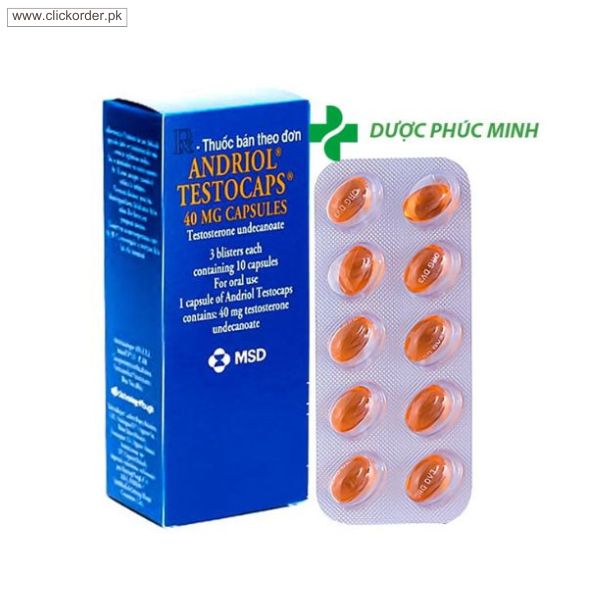 Andriol Testocaps Capsules In Pakistan