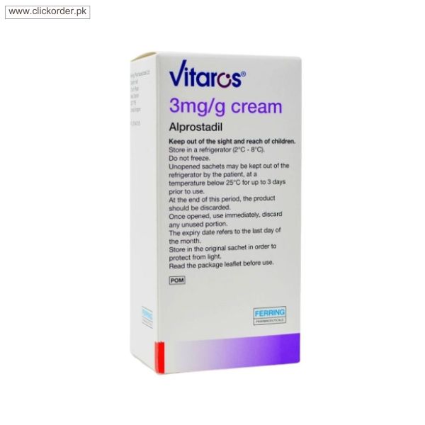 Vitaros Cream Price In Pakistan