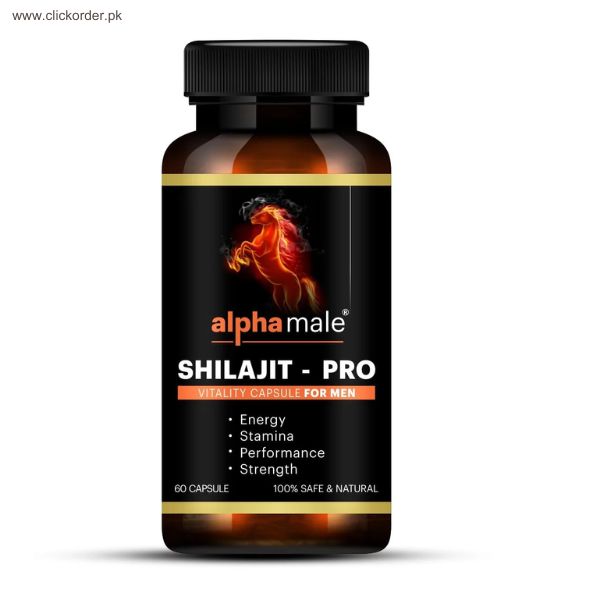 Alpha Male Shilajit Pro Capsules in Pakistan